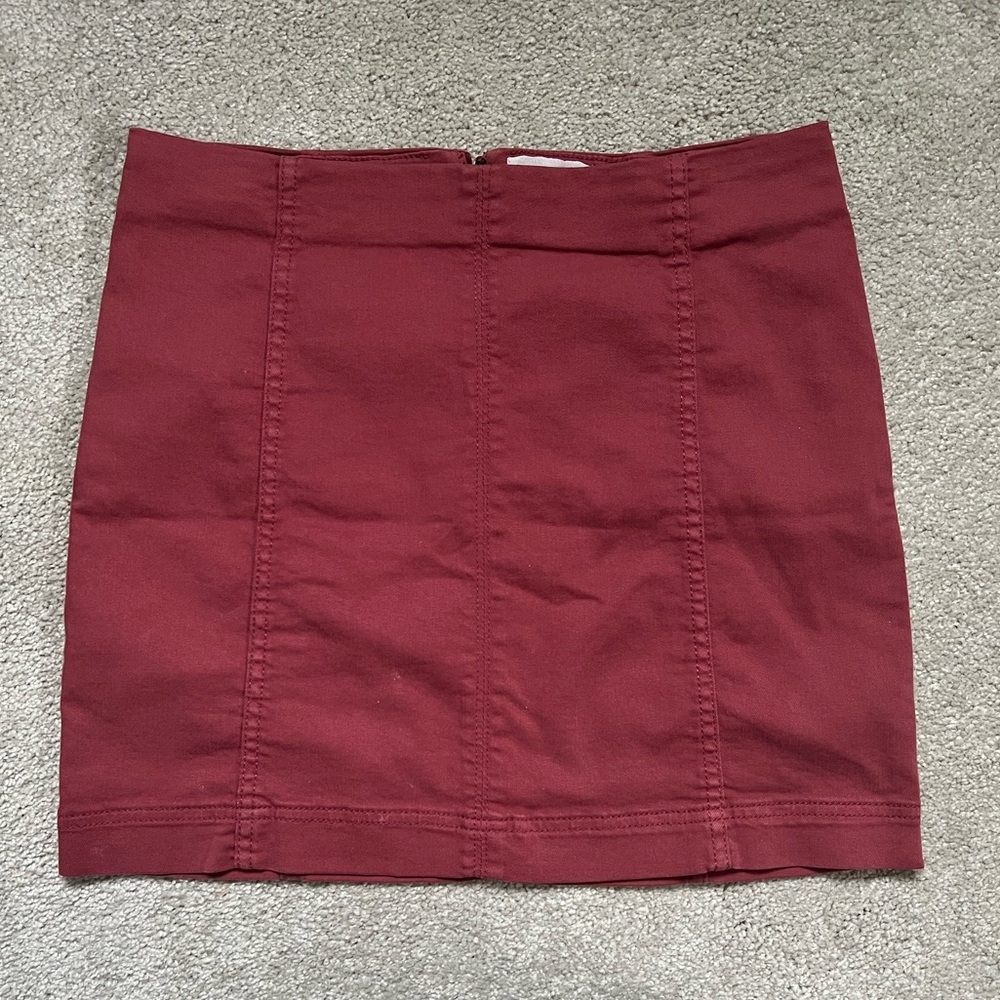 Dark red Jolt skirt
